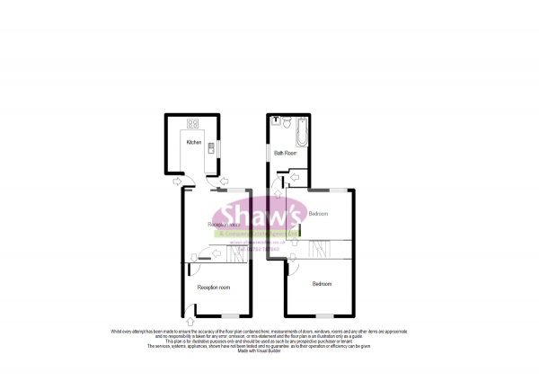 Floor Plan Image for 2 Bedroom Semi-Detached House for Sale in Congleton Road, Talke, Stoke-on-Trent