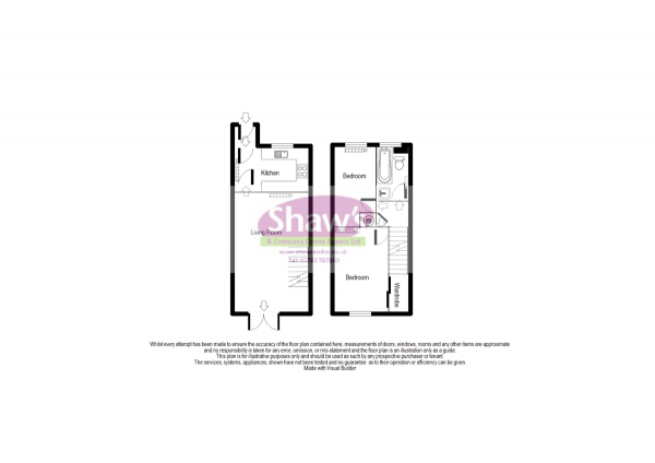 Floor Plan Image for 2 Bedroom Semi-Detached House for Sale in Brights Avenue, Kidsgrove, Stoke-on-Trent