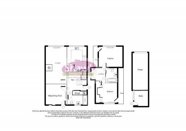 Floor Plan Image for 3 Bedroom Detached House for Sale in Byron Court, Kidsgrove, Stoke-on-Trent