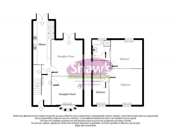 Floor Plan Image for 3 Bedroom Semi-Detached House for Sale in Kingsley Road, Talke Pits, Stoke-on-Trent