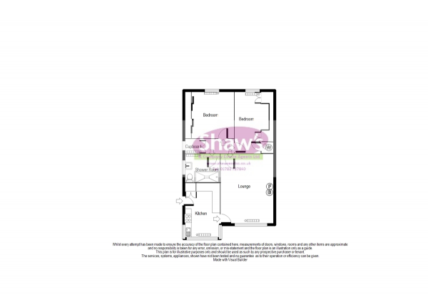 Floor Plan Image for 2 Bedroom Semi-Detached Bungalow for Sale in Jodrell View, Kidsgrove, Stoke-on-Trent