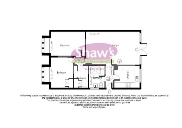 Floor Plan Image for 3 Bedroom Detached Bungalow for Sale in Aspen Close, Harriseahead, Stoke On Trent