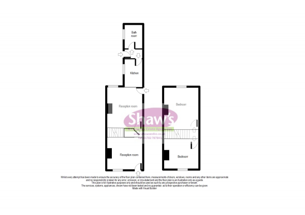 Floor Plan Image for 2 Bedroom Terraced House for Sale in Bond Street, Stoke-on-Trent