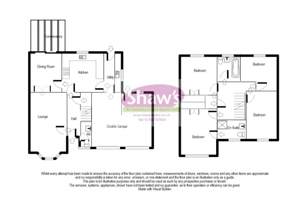 Floor Plan Image for 4 Bedroom Detached House for Sale in Wood View, Wood Lane, Stoke-on-Trent