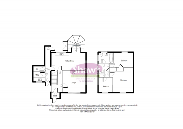 Floor Plan Image for 3 Bedroom Semi-Detached House for Sale in Wavertree Avenue, Scholar Green