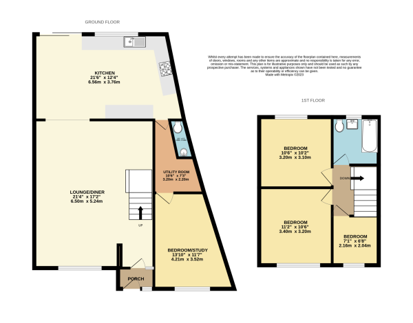 Floor Plan Image for 4 Bedroom Semi-Detached House for Sale in Lynwood Drive, Collier Row, Romford