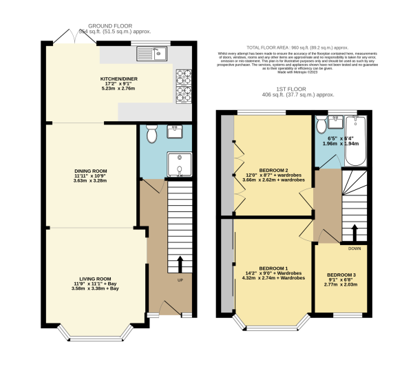 Floor Plan for Land for Sale in Marlborough Road, Romford, RM7, 8AL - Offers Over &pound550,000