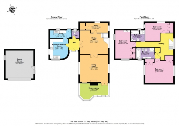 Floor Plan Image for 3 Bedroom Detached House for Sale in Springbank Road, Cheltenham