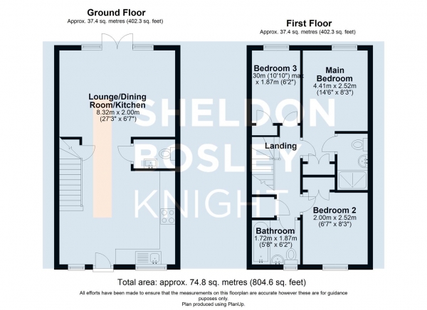 Floor Plan Image for 3 Bedroom Detached House for Sale in Norval Road, South Littleton, Evesham