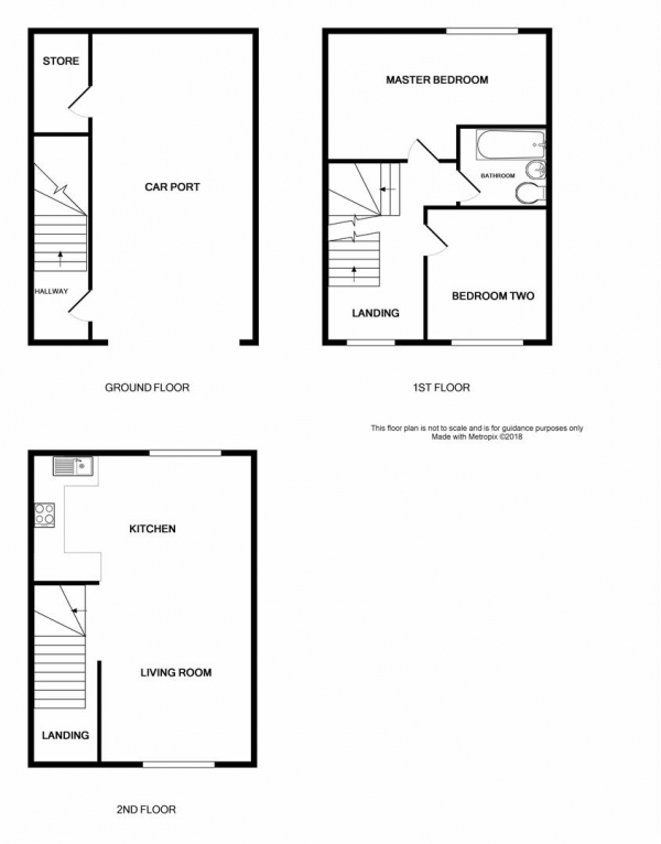 Floor Plan Image for 2 Bedroom Terraced House to Rent in Amphlett Court, Cowl Street, Evesham