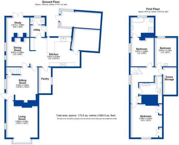 Floor Plan Image for 3 Bedroom Cottage for Sale in Offchurch Road, Hunningham, Leamington Spa