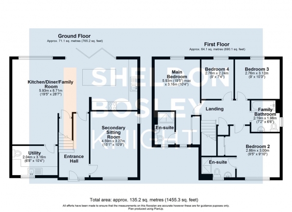 Floor Plan Image for 4 Bedroom Property for Sale in Kestrel Row, Southam