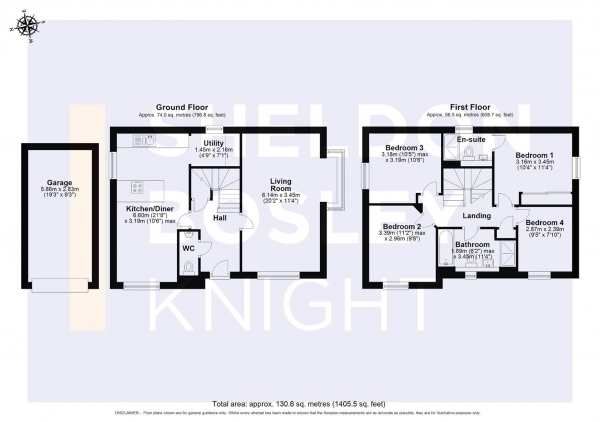 Floor Plan Image for 4 Bedroom Detached House for Sale in Jackson Avenue, Bishops Tachbrook, Leamington Spa