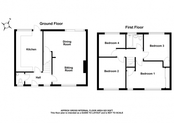 Floor Plan Image for 4 Bedroom Semi-Detached House for Sale in Bishop's Stortford