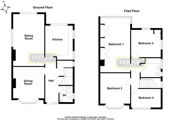 Floor Plan Image for 4 Bedroom Detached House for Sale in Parsonage Lane, Bishop's Stortford