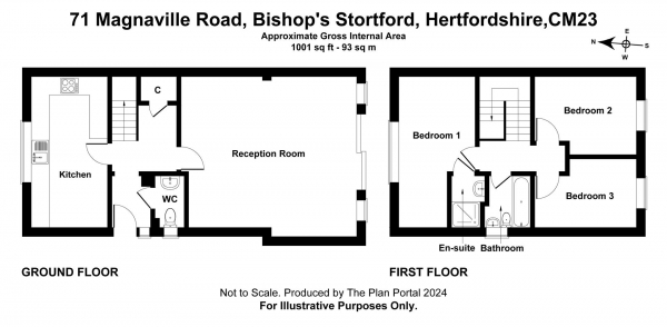 Floor Plan Image for 3 Bedroom Detached House for Sale in Bishop's Stortford