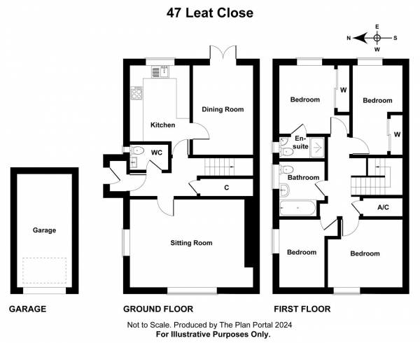 Floor Plan Image for 4 Bedroom Semi-Detached House for Sale in Leat Close, Sawbridgeworth