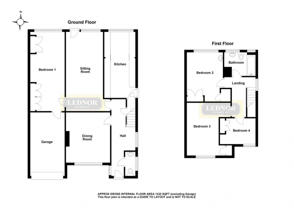 Floor Plan Image for 4 Bedroom Detached House for Sale in Bishop's Stortford