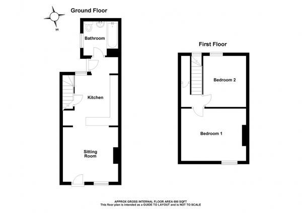 Floor Plan Image for 2 Bedroom Terraced House for Sale in Central Bishop's Stortford