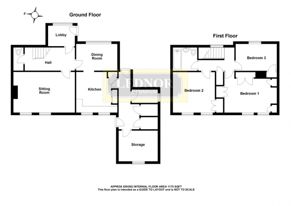 Floor Plan Image for 3 Bedroom Terraced House for Sale in Furneux Pelham