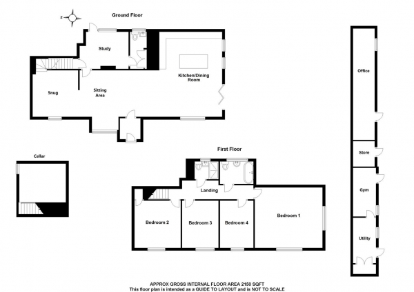 Floor Plan Image for 4 Bedroom Semi-Detached House for Sale in Much Hadham