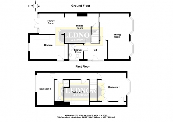 Floor Plan Image for 3 Bedroom Semi-Detached House for Sale in Bishop's Stortford