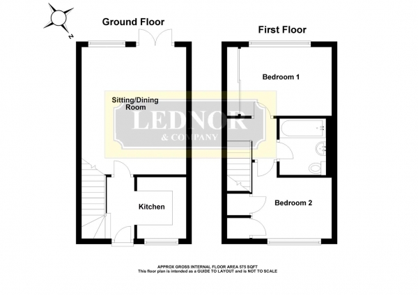 Floor Plan Image for 2 Bedroom Terraced House for Sale in Bishop's Stortford