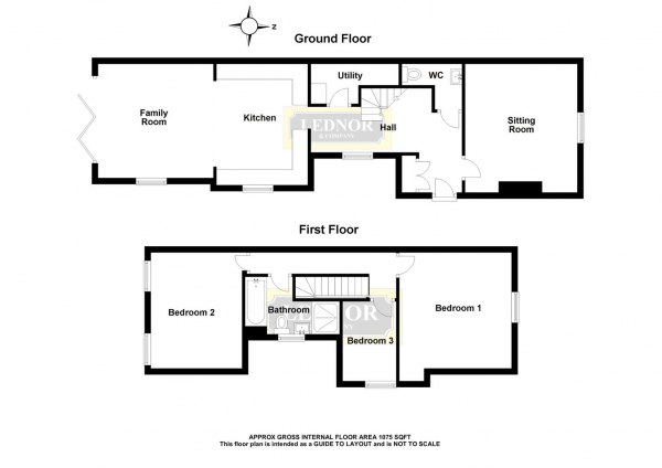 Floor Plan Image for 3 Bedroom Semi-Detached House for Sale in Furneux Pelham