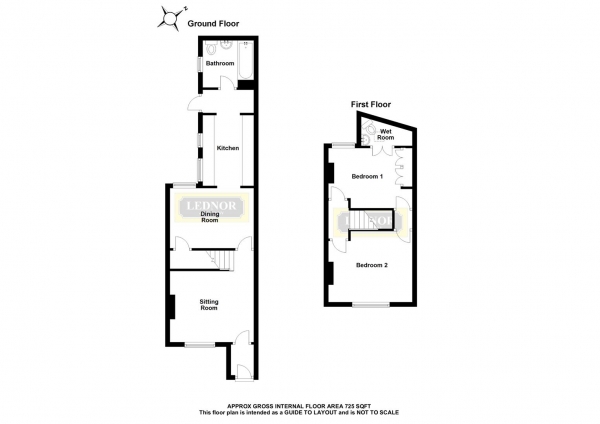 Floor Plan Image for 2 Bedroom Terraced House for Sale in Bishop's Stortford