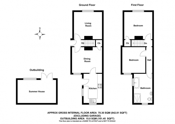 Floor Plan Image for 2 Bedroom Semi-Detached House for Sale in Lindsey Road, Bishop's Stortford