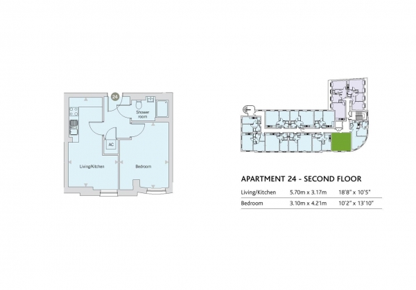 Floor Plan Image for 1 Bedroom Apartment for Sale in Windsor Street, Uxbridge