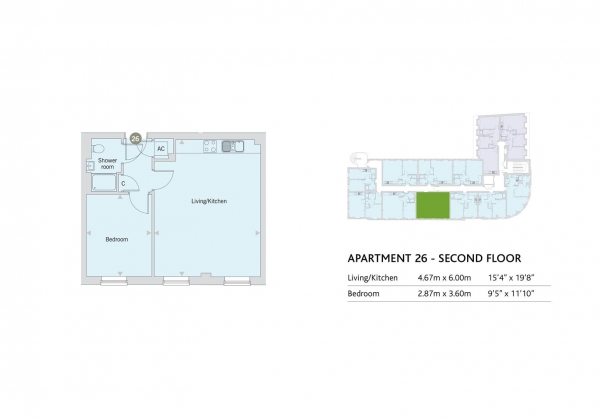 Floor Plan Image for 1 Bedroom Apartment for Sale in Windsor Street, Uxbridge