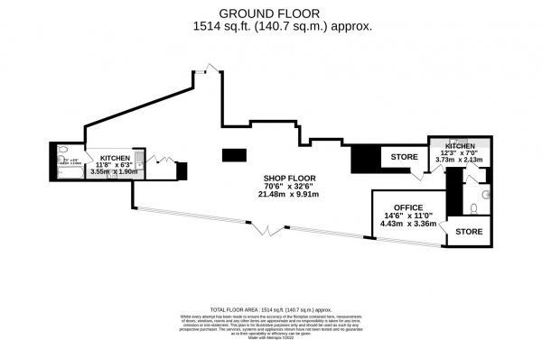 Floor Plan Image for Commercial Property for Sale in Garnet Place, West Drayton