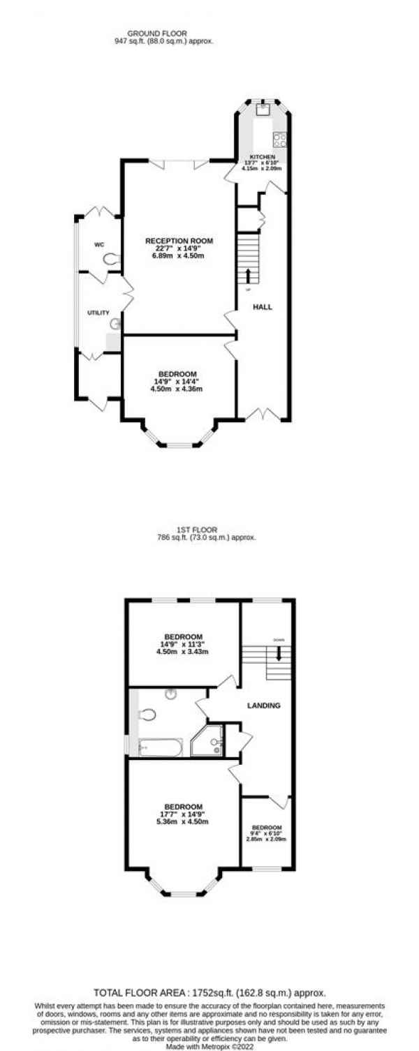 Floor Plan Image for 3 Bedroom Semi-Detached House for Sale in Shaa Road, Acton