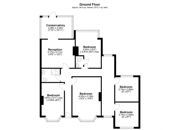 Floor Plan Image for 5 Bedroom Detached Bungalow for Sale in St. Margarets Avenue, Hillingdon