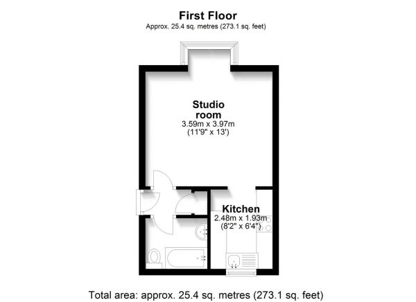 Floor Plan Image for Apartment for Sale in Bettles Close, Uxbridge