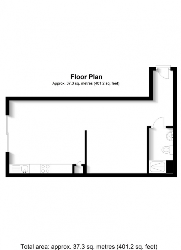 Floor Plan Image for Studio for Sale in Ealing Road, Northolt