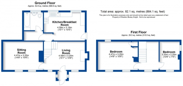 Floor Plan Image for 2 Bedroom Cottage for Sale in Banbury Road, Kineton, Warwick