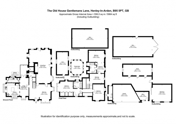 Floor Plan Image for 3 Bedroom Farm House for Sale in Gentlemans Lane, Ullenhall