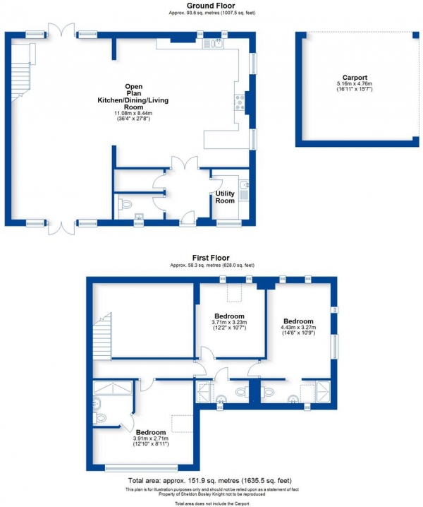 Floor Plan Image for 3 Bedroom Barn Conversion for Sale in Kineton Road, Gaydon, Warwick