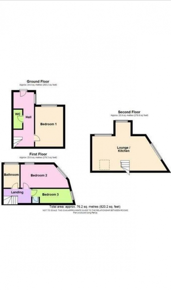 Floor Plan Image for 3 Bedroom End of Terrace House for Sale in Coleshill Road, Furnace End