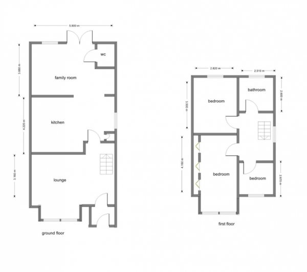 Floor Plan Image for 3 Bedroom Semi-Detached House for Sale in Whateley Crescent, Castle Bromwich, Birmingham