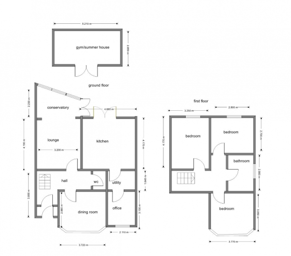 Floor Plan Image for 3 Bedroom Semi-Detached House for Sale in Bradford Road, Castle Bromwich, Birmingham