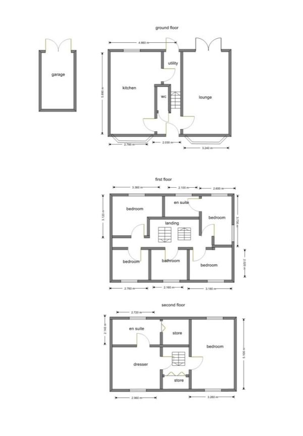 Floor Plan Image for 5 Bedroom Property for Sale in St. Martins Close, Birmingham