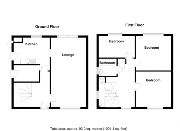 Floor Plan Image for 3 Bedroom Semi-Detached House for Sale in Scott Road, Solihull