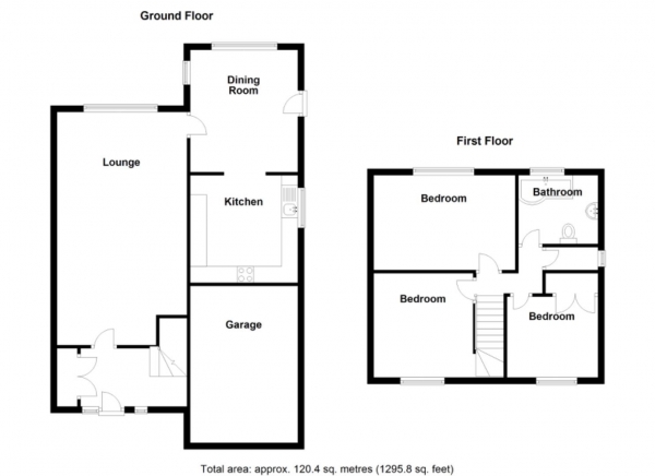 Floor Plan Image for 3 Bedroom Semi-Detached House for Sale in St. Blaise Avenue, Water Orton