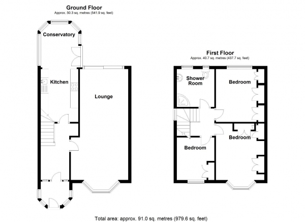 Floor Plan Image for 3 Bedroom Semi-Detached House for Sale in Whateley Crescent, Birmingham