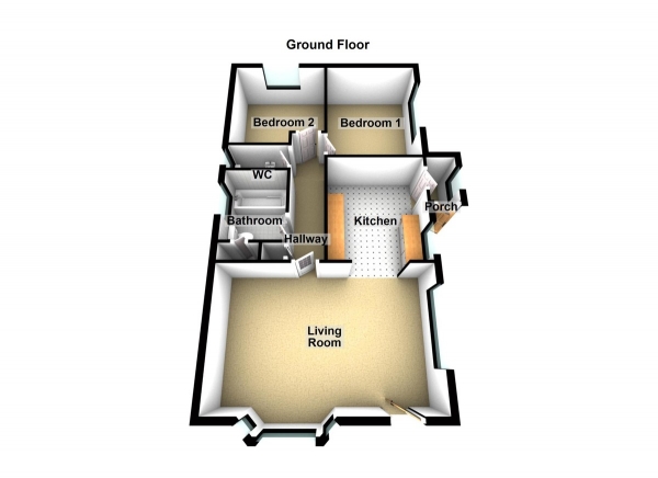 Floor Plan for 2 Bedroom Mobile Home to Rent in Ludgate House, Hornbeam Lane, London, E4, 7QT - £254 pw | £1100 pcm