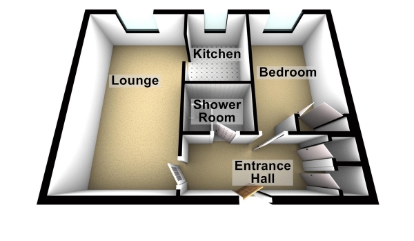 Floor Plan Image for 1 Bedroom Apartment for Sale in Cobbinsbank, Farm Hill Road