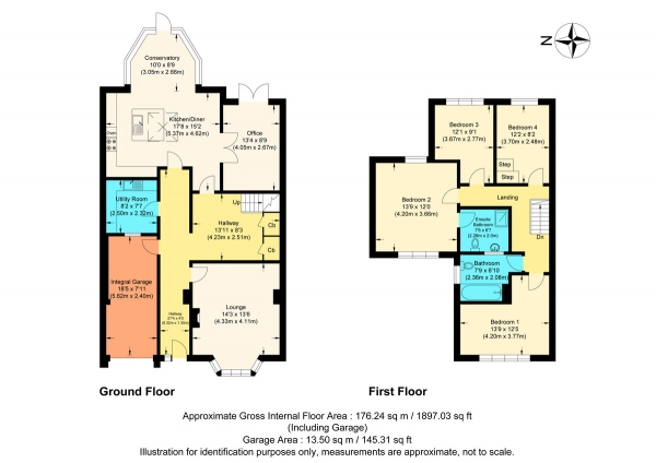 Floor Plan Image for 4 Bedroom Detached House for Sale in Suffield Road, London